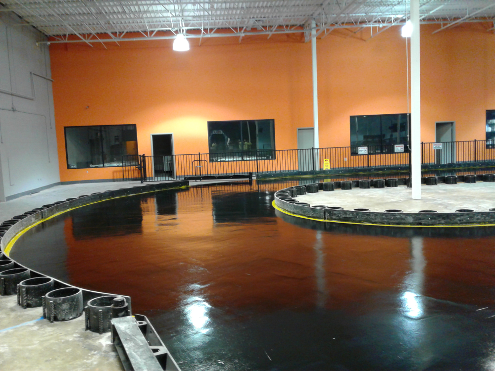 Epoxy floor, indoor entertainment park, Lithonia