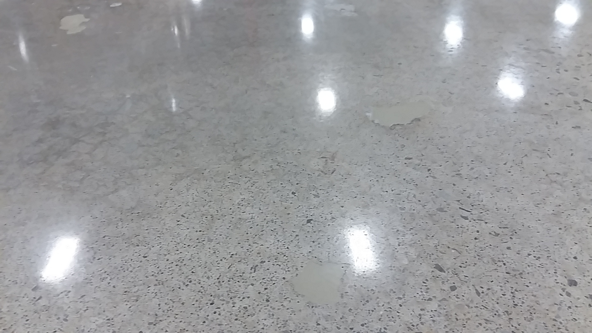 Flawless Grind & Polish crew grinding a concrete floor on-site