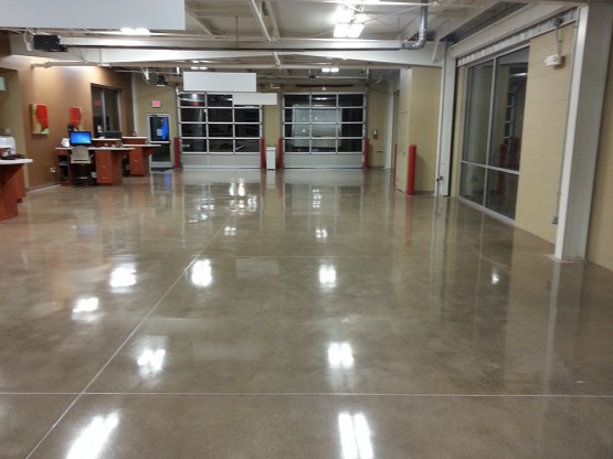 Polished floor, Atlanta service center